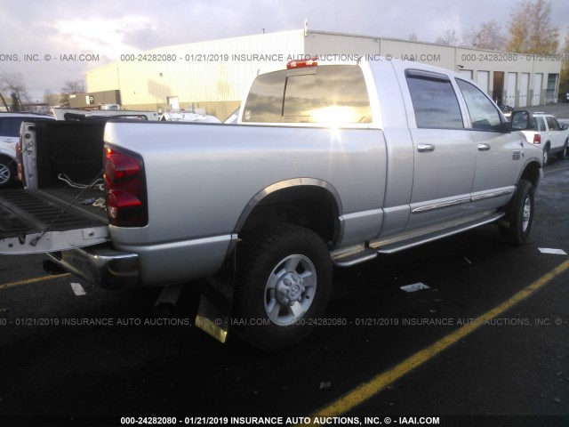 3D3MX39A68G182909 - 2008 DODGE RAM 3500 SILVER photo 4