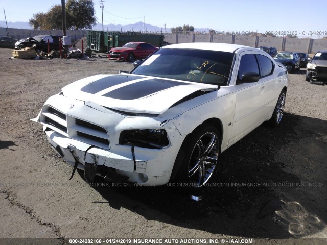 2B3KA43G96H511315 - 2006 DODGE CHARGER SE/SXT WHITE photo 2