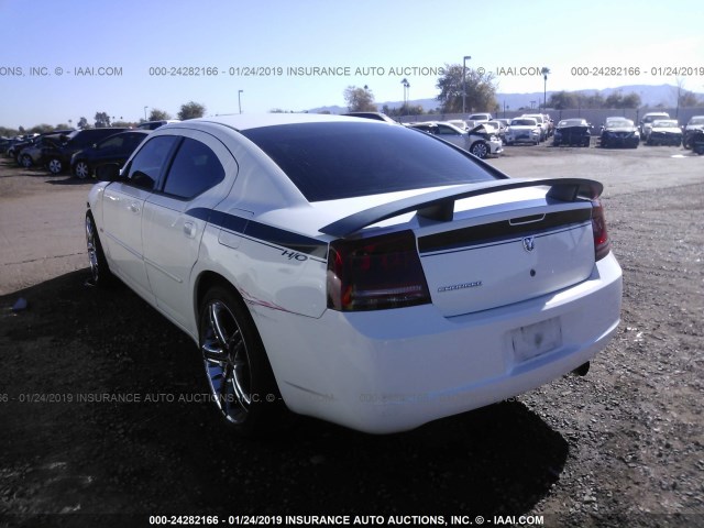 2B3KA43G96H511315 - 2006 DODGE CHARGER SE/SXT WHITE photo 3