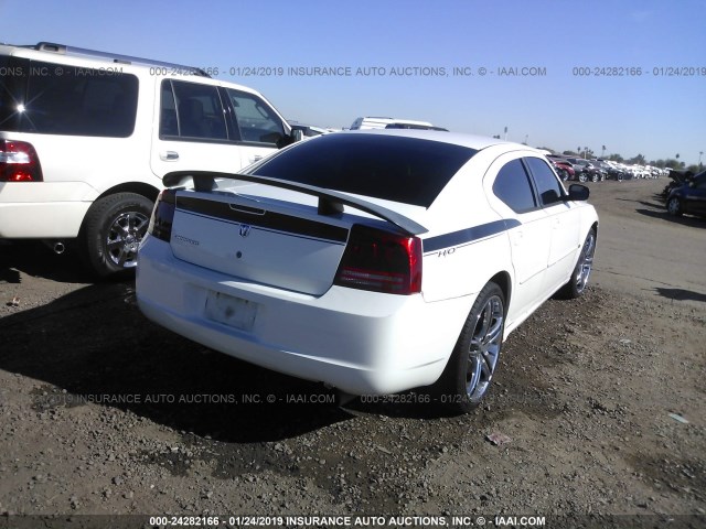 2B3KA43G96H511315 - 2006 DODGE CHARGER SE/SXT WHITE photo 4