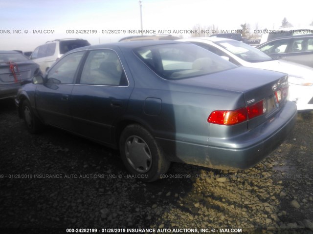 4T1BG22K2YU964095 - 2000 TOYOTA CAMRY CE/LE/XLE 蓝色 照片 3