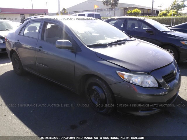 1NXBU40E69Z150437 - 2009 TOYOTA COROLLA S/LE/XLE GRAY photo 1