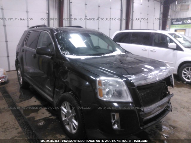 2GKFLTEK2D6170116 - 2013 GMC TERRAIN SLE BLACK photo 1