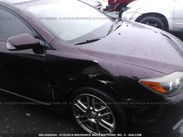 JTKDE167X80258513 - 2008 TOYOTA SCION TC 紫色 照片 6