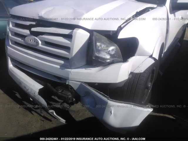 1FMFU20599EB06500 - 2009 FORD EXPEDITION LIMITED WHITE photo 6