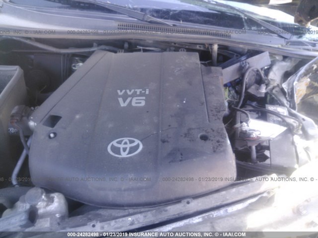 5TEJU62N86Z293305 - 2006 TOYOTA TACOMA DOUBLE CAB PRERUNNER BLACK photo 10