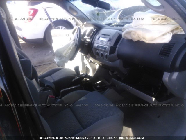 5TEJU62N86Z293305 - 2006 TOYOTA TACOMA DOUBLE CAB PRERUNNER BLACK photo 5