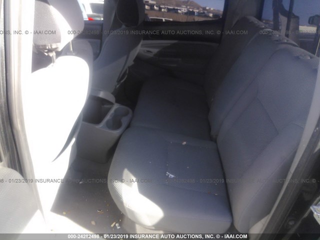 5TEJU62N86Z293305 - 2006 TOYOTA TACOMA DOUBLE CAB PRERUNNER BLACK photo 8