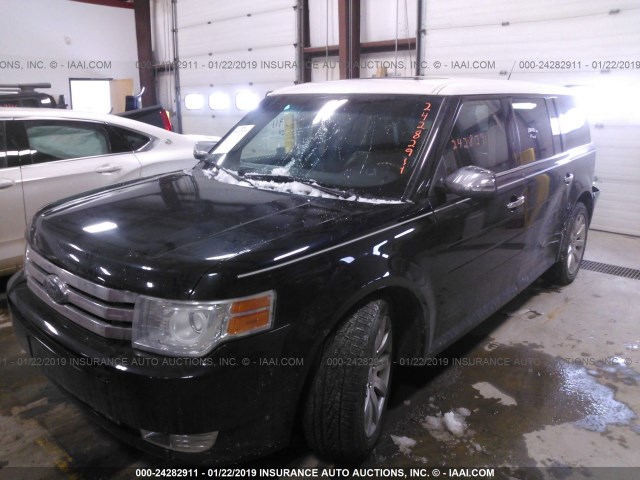 2FMEK63C29BA98609 - 2009 FORD FLEX LIMITED BLACK photo 2