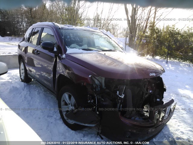 1C4NJDBBXFD366879 - 2015 JEEP COMPASS SPORT RED photo 1