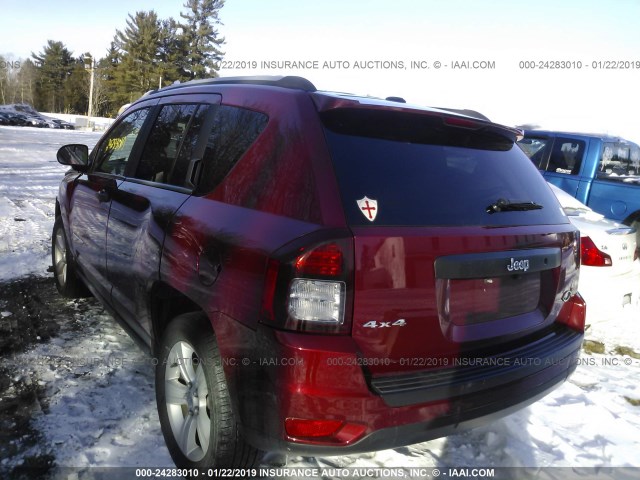 1C4NJDBBXFD366879 - 2015 JEEP COMPASS SPORT RED photo 3