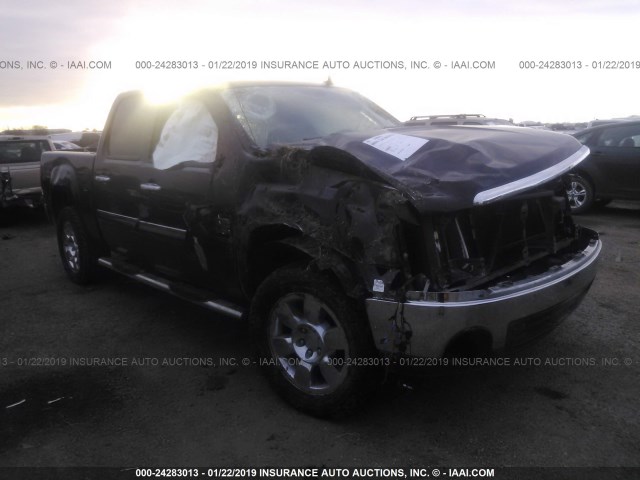 3GTP1VE05BG261009 - 2011 GMC SIERRA C1500 SLE BLACK photo 1