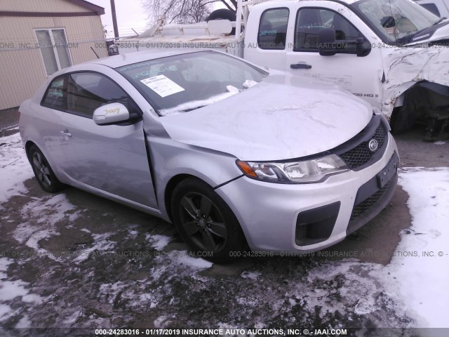 KNAFU6A21A5161038 - 2010 KIA FORTE EX SILVER photo 1