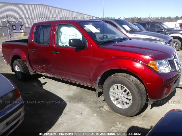 1N6AD0EV6KN706342 - 2019 NISSAN FRONTIER BURGUNDY photo 1