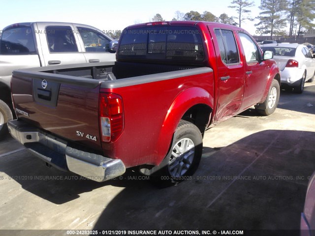 1N6AD0EV6KN706342 - 2019 NISSAN FRONTIER BURGUNDY photo 4