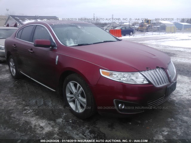 1LNHM93R79G605218 - 2009 LINCOLN MKS RED photo 1