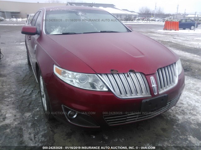 1LNHM93R79G605218 - 2009 LINCOLN MKS RED photo 6