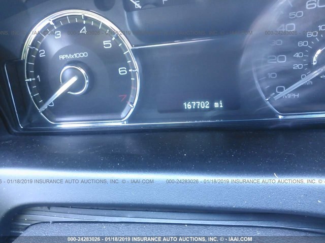 1LNHM93R79G605218 - 2009 LINCOLN MKS RED photo 7