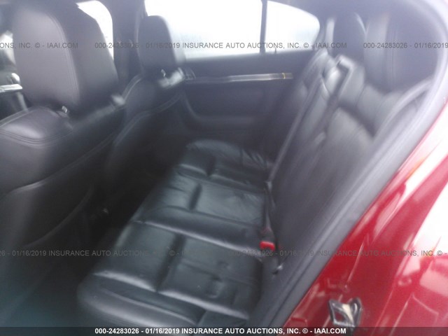 1LNHM93R79G605218 - 2009 LINCOLN MKS RED photo 8