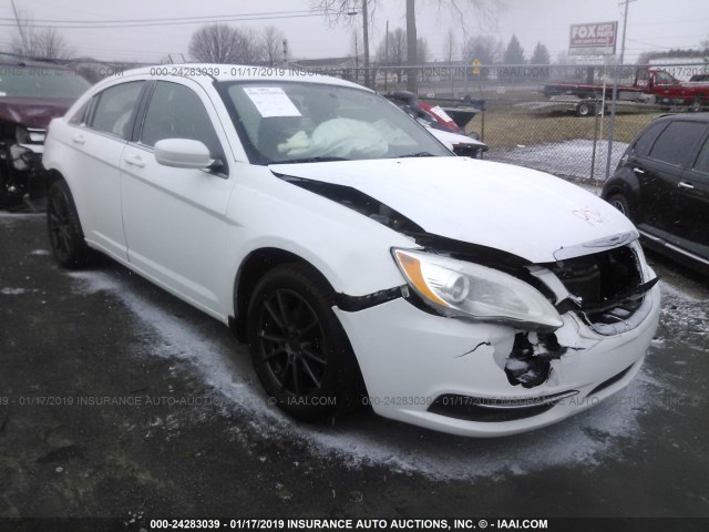 1C3CCBBB4DN692503 - 2013 CHRYSLER 200 TOURING WHITE photo 1