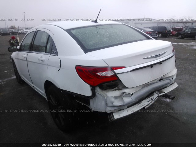 1C3CCBBB4DN692503 - 2013 CHRYSLER 200 TOURING WHITE photo 3