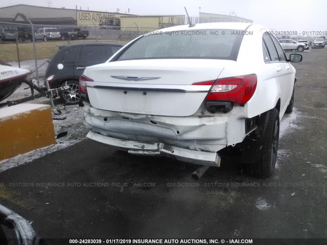 1C3CCBBB4DN692503 - 2013 CHRYSLER 200 TOURING WHITE photo 6