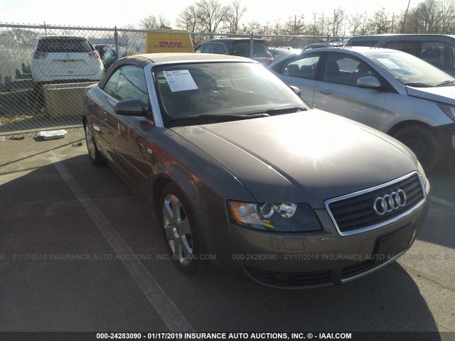 WAUAC48H16K006526 - 2006 AUDI A4 1.8 CABRIOLET BROWN photo 1