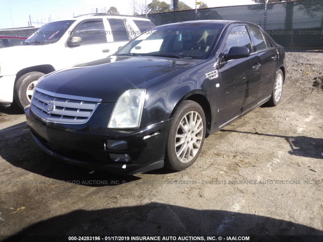 1G6DZ67A880210675 - 2008 CADILLAC STS BLACK photo 2