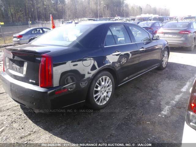 1G6DZ67A880210675 - 2008 CADILLAC STS BLACK photo 4