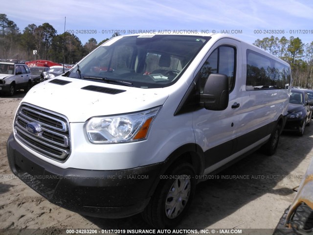 1FBZX2YMXKKA00816 - 2019 FORD TRANSIT WHITE photo 2