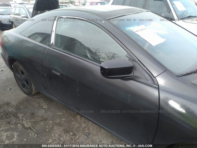 1HGCM72674A006830 - 2004 HONDA ACCORD BLACK photo 6