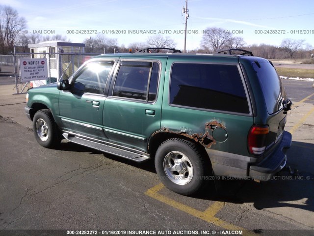 1FMZU73E6YZB16916 - 2000 FORD EXPLORER XLT GREEN photo 3