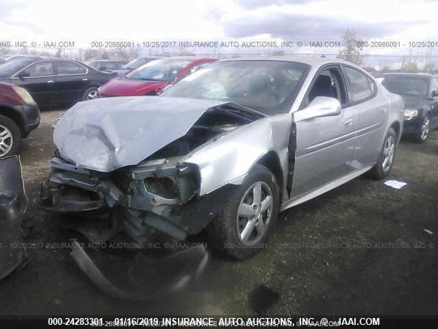 2G2WP552361296579 - 2006 PONTIAC GRAND PRIX SILVER photo 2