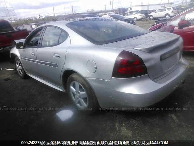 2G2WP552361296579 - 2006 PONTIAC GRAND PRIX SILVER photo 3