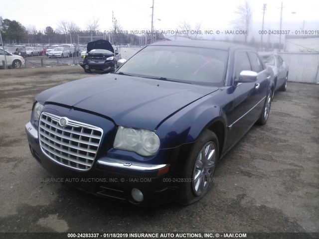 2C3KA63H96H368115 - 2006 CHRYSLER 300C BLUE photo 2