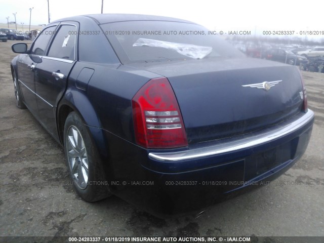 2C3KA63H96H368115 - 2006 CHRYSLER 300C BLUE photo 3