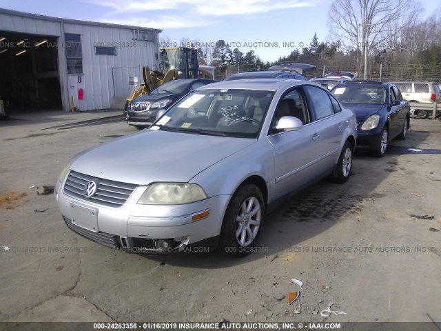 WVWPE63B44P334948 - 2004 VOLKSWAGEN PASSAT GLS TDI SILVER photo 2