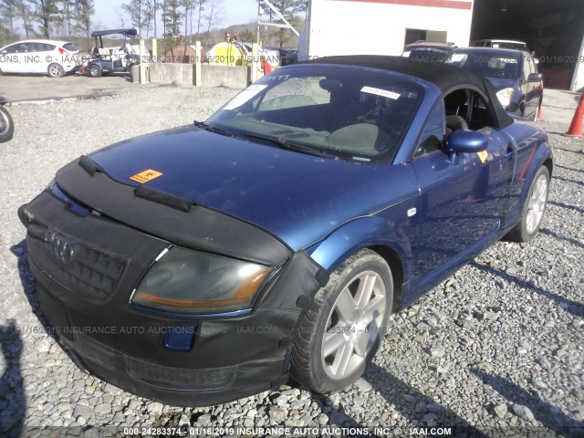 TRUTC28N241022846 - 2004 AUDI TT BLUE photo 2