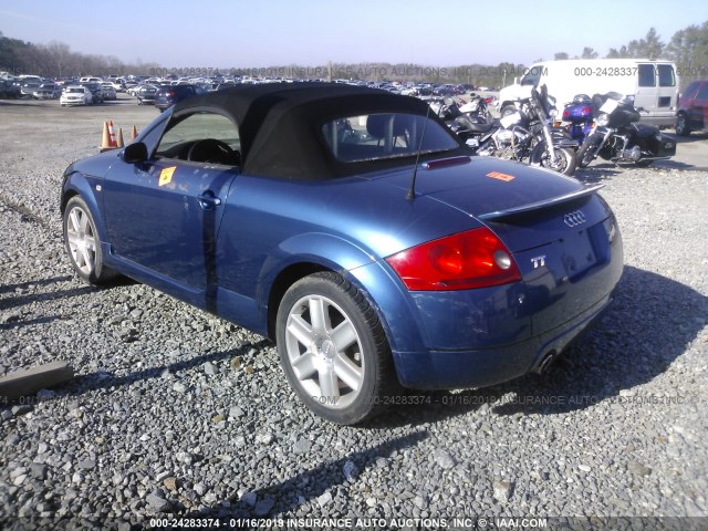 TRUTC28N241022846 - 2004 AUDI TT BLUE photo 3