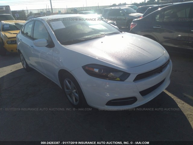 1C3CDFBB8FD351862 - 2015 DODGE DART SXT WHITE photo 1