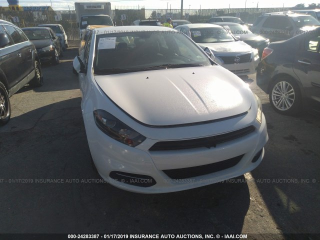 1C3CDFBB8FD351862 - 2015 DODGE DART WHITE photo 6