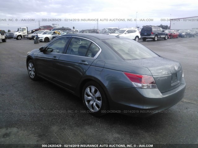 JHMCP26848C028524 - 2008 HONDA ACCORD EXL GREEN photo 3