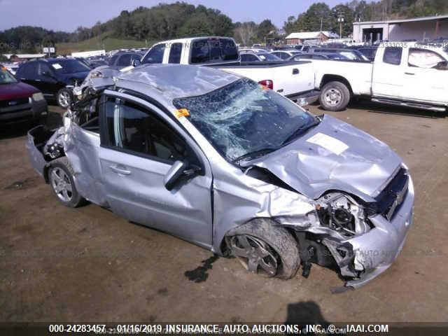 KL1TD5DE0AB077808 - 2010 CHEVROLET AVEO LS/LT ვერცხლისფერი ფოტო 1