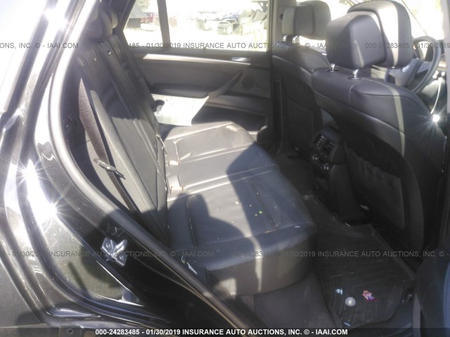 5UXZV4C52CL765977 - 2012 BMW X5 XDRIVE35I BLACK photo 8