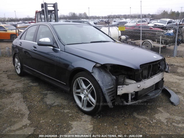 WDDGF56XX8F043662 - 2008 MERCEDES-BENZ C 350 GRAY photo 1