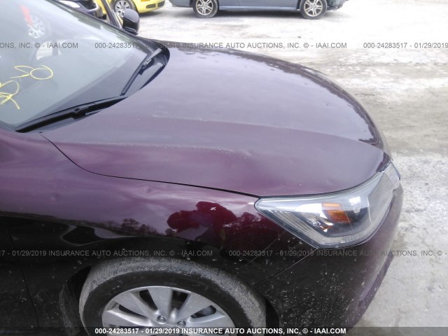 1HGCR2F83FA158445 - 2015 HONDA ACCORD EXL PURPLE photo 6