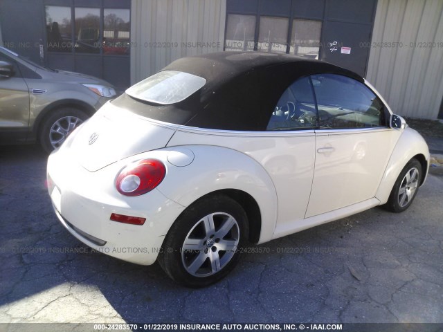 3VWRF31Y56M319361 - 2006 VOLKSWAGEN NEW BEETLE CREAM photo 4