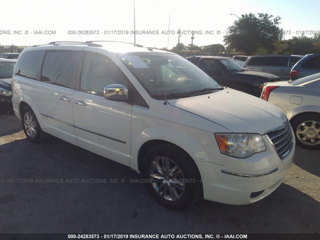 2A8HR64X78R615044 - 2008 CHRYSLER TOWN & COUNTRY LIMITED WHITE photo 1