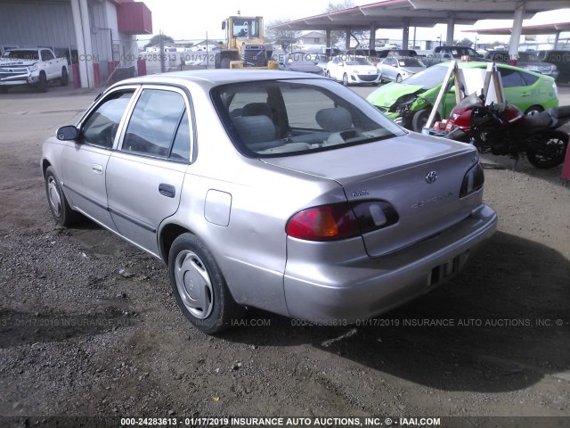 1NXBR12E7YZ404149 - 2000 TOYOTA COROLLA VE/CE/LE TAN photo 3