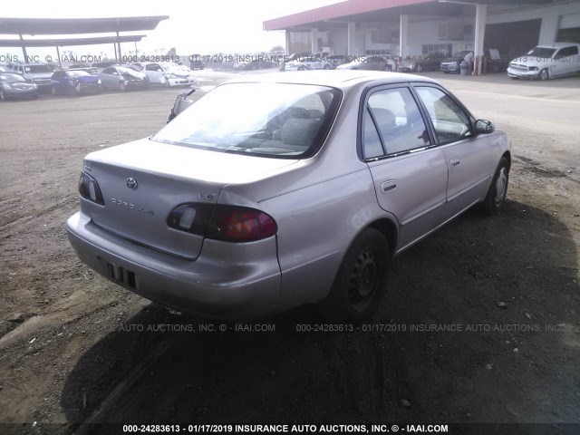 1NXBR12E7YZ404149 - 2000 TOYOTA COROLLA VE/CE/LE TAN photo 4